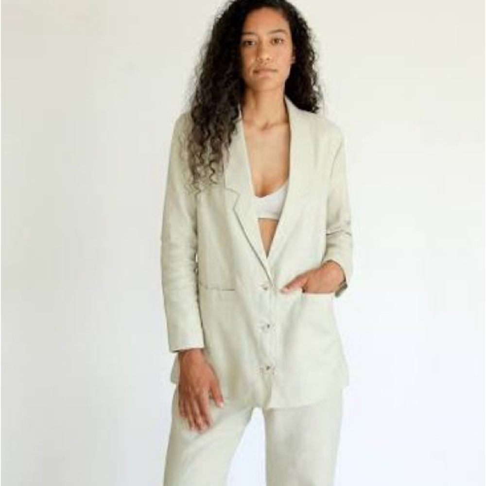 Selva Negra sz 6 Flo Jacket Blazer 100% Linen Jacket
